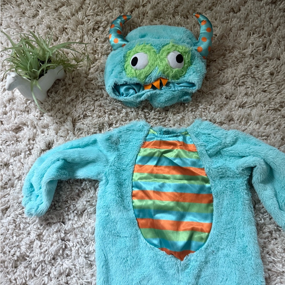 Spirit Blue and Orange Monster Costume for Halloween